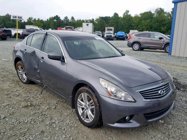 JN1CV6AR3BM406058 - 2011 INFINITI G37 SILVER photo 1