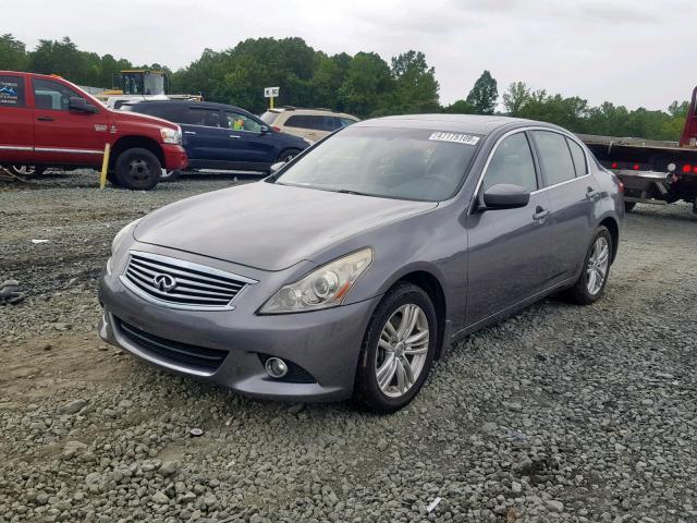 JN1CV6AR3BM406058 - 2011 INFINITI G37 SILVER photo 2