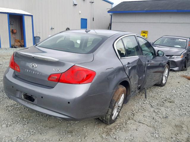 JN1CV6AR3BM406058 - 2011 INFINITI G37 SILVER photo 4