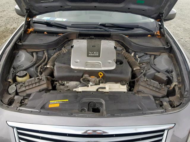 JN1CV6AR3BM406058 - 2011 INFINITI G37 SILVER photo 7