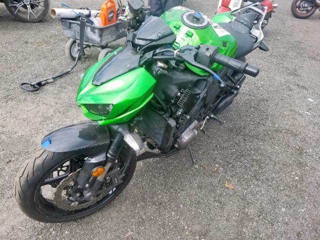 JKAZRCG19FA005983 - 2015 KAWASAKI ZR1000 G GREEN photo 2