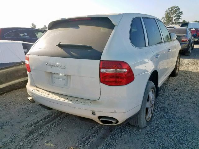 WP1AB29P98LA49085 - 2008 PORSCHE CAYENNE S WHITE photo 4