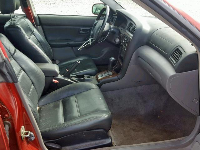 4S3BH635737308662 - 2003 SUBARU LEGACY L RED photo 5