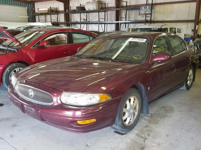 1G4HP52K644134578 - 2004 BUICK LESABRE CU MAROON photo 2