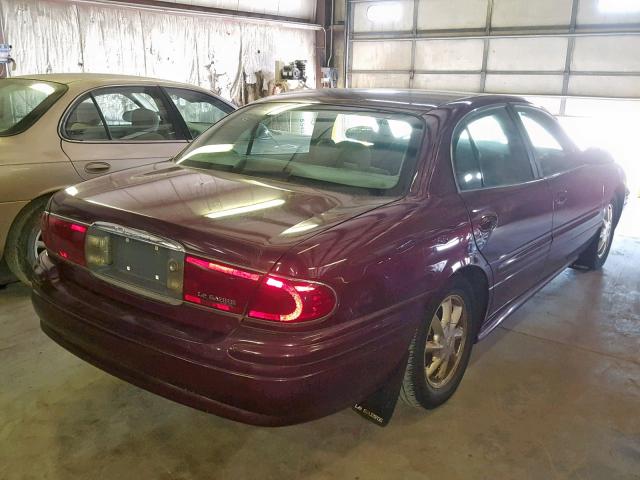 1G4HP52K644134578 - 2004 BUICK LESABRE CU MAROON photo 4