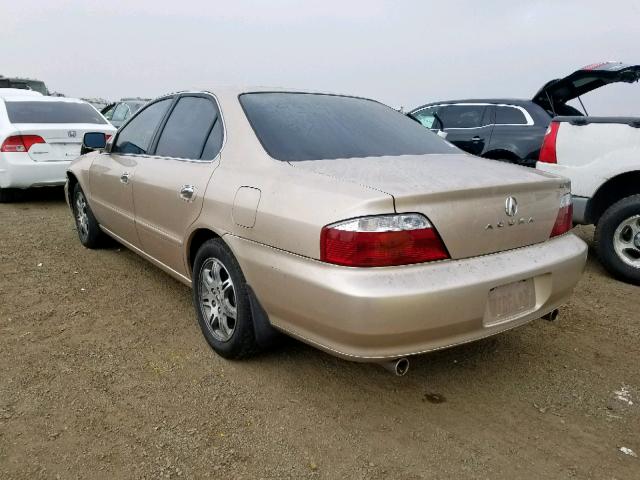 19UUA56663A004514 - 2003 ACURA 3.2TL GOLD photo 3