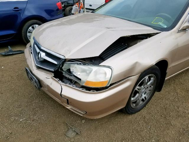 19UUA56663A004514 - 2003 ACURA 3.2TL GOLD photo 9