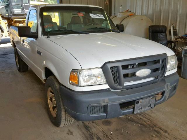 1FTYR10DX7PA85688 - 2007 FORD RANGER WHITE photo 1