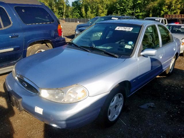 1FAFP6639WK207841 - 1998 FORD CONTOUR LX BLUE photo 2