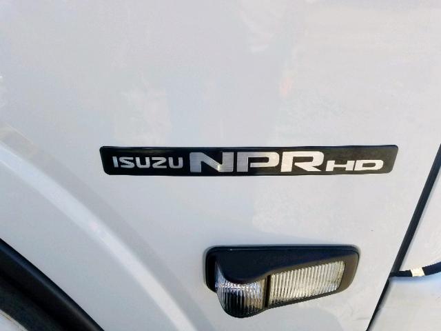 54DC4W1C7HS805812 - 2017 ISUZU NPR HD WHITE photo 9