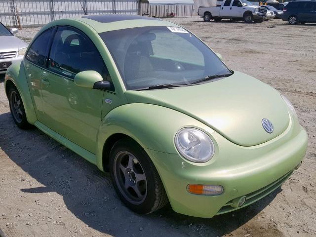 3VWCP21C21M461662 - 2001 VOLKSWAGEN NEW BEETLE მწვანე ფოტო 1