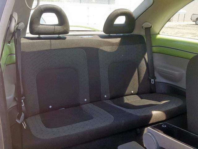 3VWCP21C21M461662 - 2001 VOLKSWAGEN NEW BEETLE მწვანე ფოტო 6