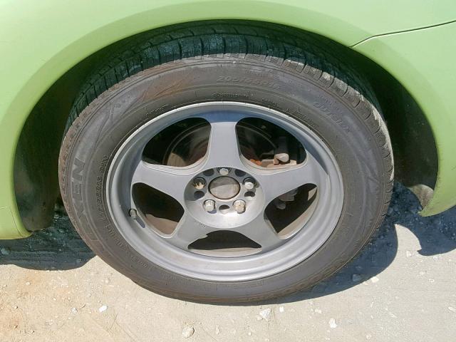 3VWCP21C21M461662 - 2001 VOLKSWAGEN NEW BEETLE მწვანე ფოტო 9