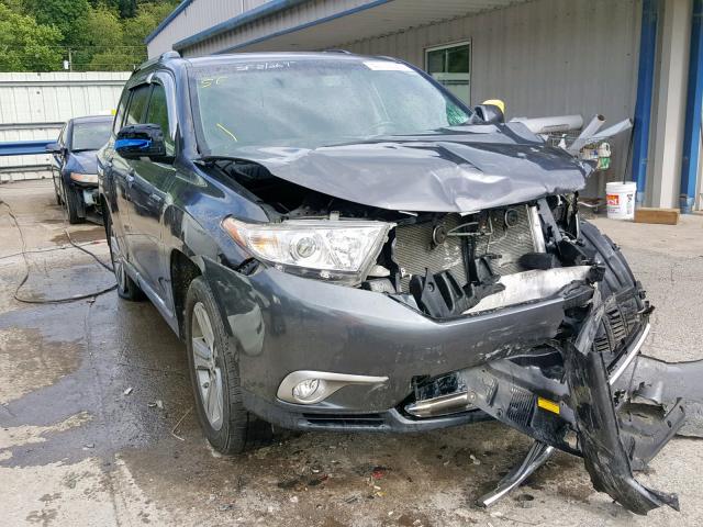 5TDDK3EH7CS167680 - 2012 TOYOTA HIGHLANDER GRAY photo 1