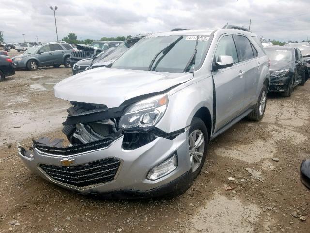 2GNALCEK0G1184322 - 2016 CHEVROLET EQUINOX LT SILVER photo 2