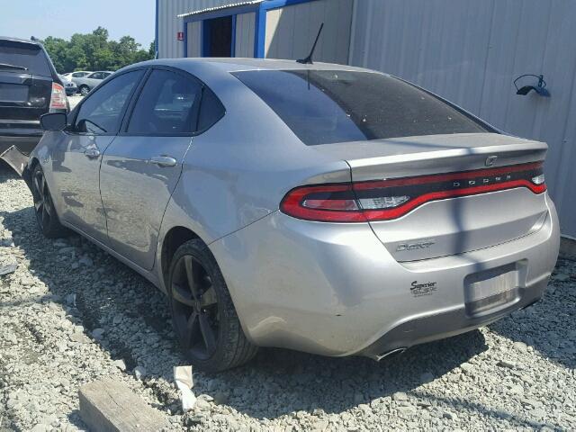 1C3CDFBB7FD369415 - 2015 DODGE DART SXT GRAY photo 3