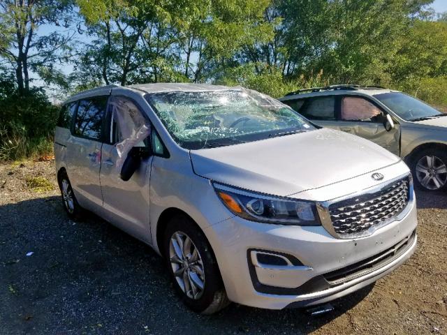 KNDMB5C1XK6539805 - 2019 KIA SEDONA LX SILVER photo 1