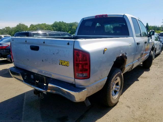 1D7HU18N46S628871 - 2006 DODGE RAM 1500 S SILVER photo 4