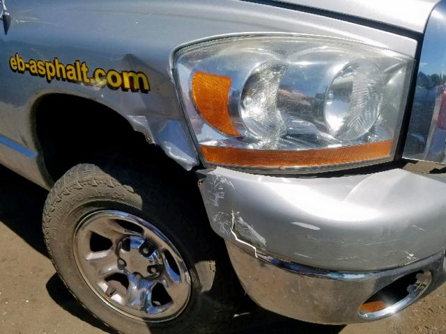 1D7HU18N46S628871 - 2006 DODGE RAM 1500 S SILVER photo 9