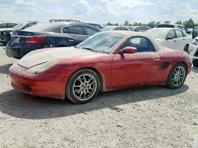 WP0CA29823U620778 - 2003 PORSCHE BOXSTER RED photo 2