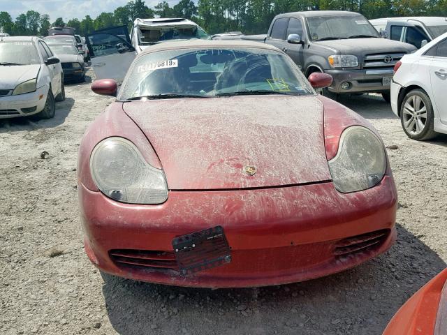 WP0CA29823U620778 - 2003 PORSCHE BOXSTER RED photo 9