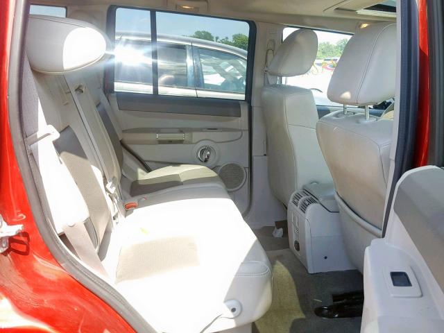 1J4RG5GTXAC116283 - 2010 JEEP COMMANDER 红色 照片 6