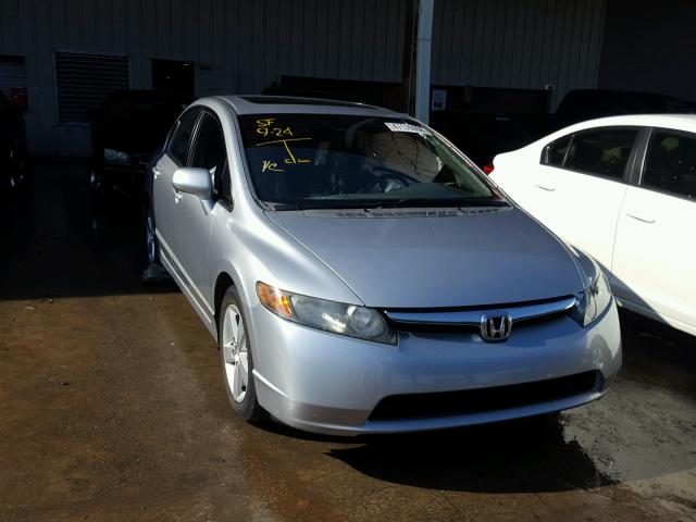 2HGFA16998H343112 - 2008 HONDA CIVIC EXL SILVER photo 1