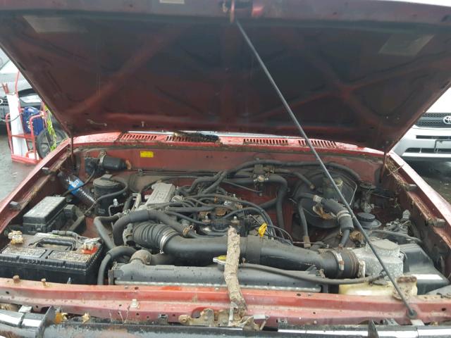 4TARN01PXPZ114514 - 1993 TOYOTA PICKUP 1/2 RED photo 7