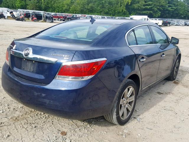 1G4GD5GDXBF173156 - 2011 BUICK LACROSSE C BLUE photo 4