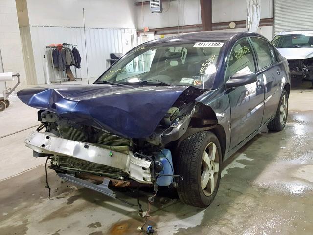 1G8AL55F67Z156050 - 2007 SATURN ION LEVEL BLUE photo 2
