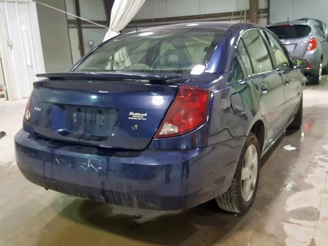1G8AL55F67Z156050 - 2007 SATURN ION LEVEL BLUE photo 4