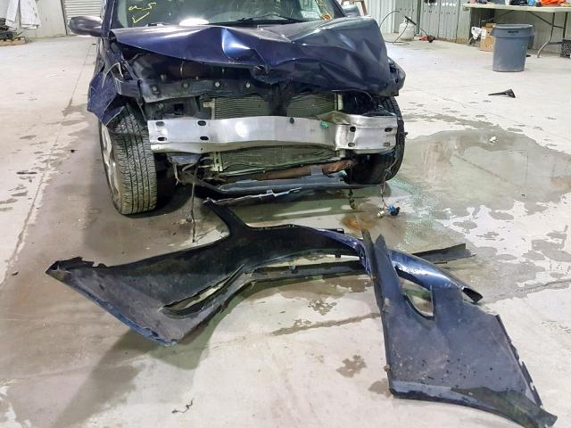 1G8AL55F67Z156050 - 2007 SATURN ION LEVEL BLUE photo 9