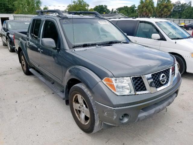 1N6AD07U66C430217 - 2006 NISSAN FRONTIER C GRAY photo 1