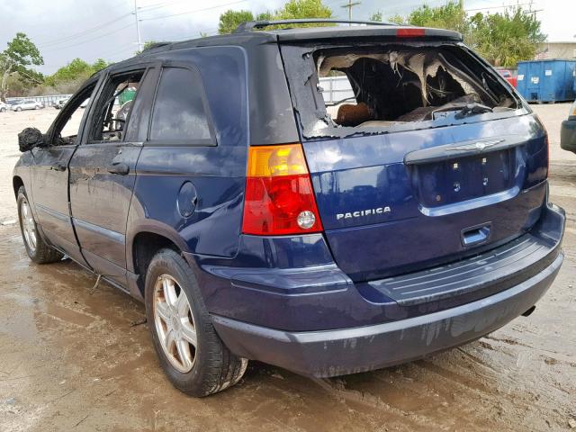 2C4GM48L45R447856 - 2005 CHRYSLER PACIFICA BLUE photo 3