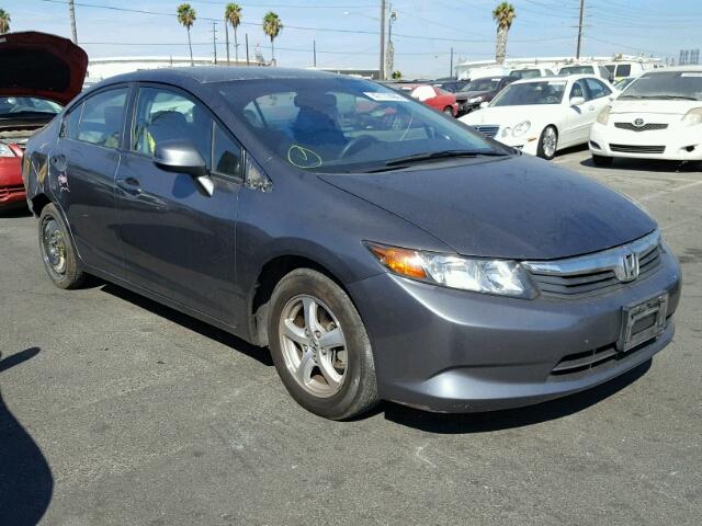 19XFB5F54CE000051 - 2012 HONDA CIVIC NATU GRAY photo 1