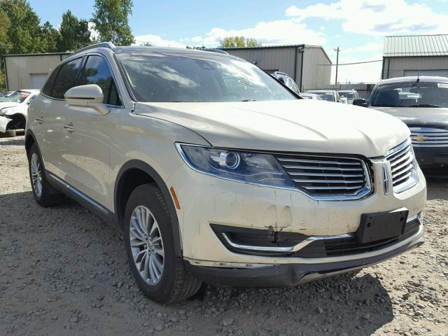 2LMTJ8KP0GBL20981 - 2016 LINCOLN MKX SELECT BEIGE photo 1