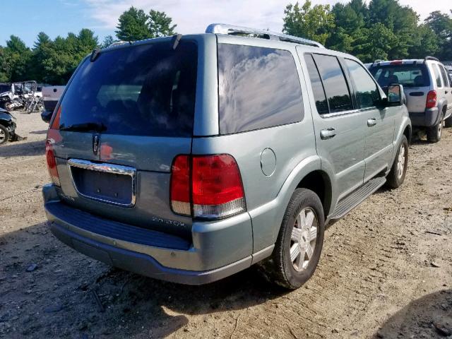 5LMEU88H85ZJ26945 - 2005 LINCOLN AVIATOR 青绿色 照片 4