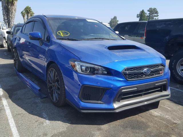 JF1VA2M68J9815272 - 2018 SUBARU WRX STI BLUE photo 1