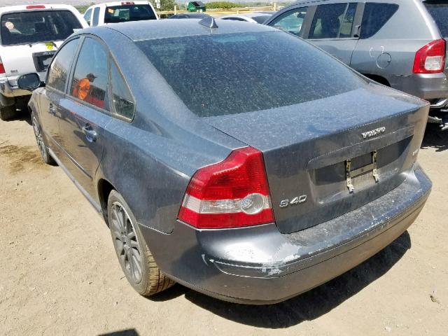 YV1MS390272269108 - 2007 VOLVO S40 2.4I GRAY photo 3