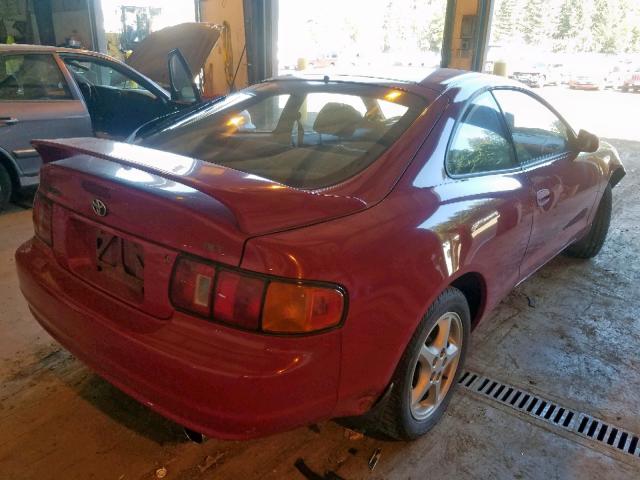 JT2ST07NXR0005617 - 1994 TOYOTA CELICA GT RED photo 4