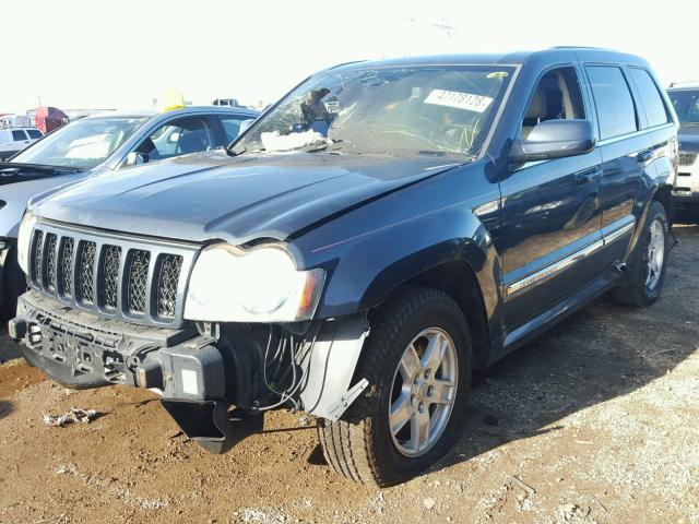 1J8HR78307C555127 - 2007 JEEP GRAND CHER BLUE photo 2