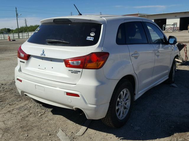 JA4AP3AU7CZ011896 - 2012 MITSUBISHI OUTLANDER WHITE photo 4