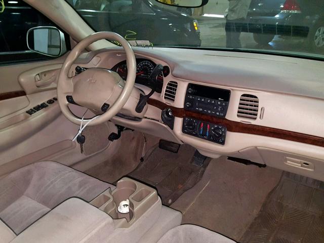 2G1WF52E239269120 - 2003 CHEVROLET IMPALA CREAM photo 9