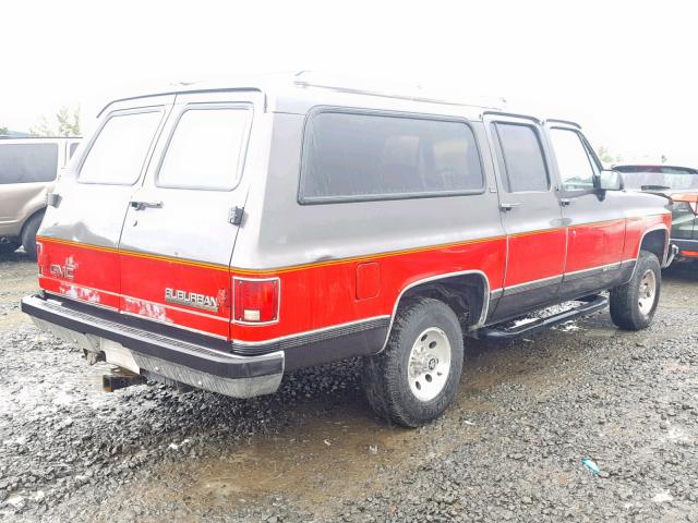 1GKEV16K8MF513445 - 1991 GMC SUBURBAN V BLACK photo 4