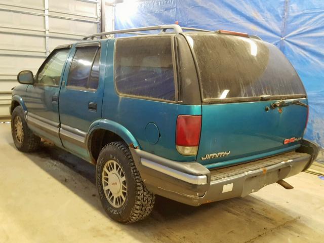 1GKDT13W7T2571898 - 1996 GMC JIMMY GREEN photo 3