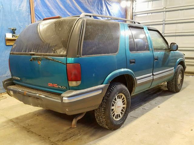 1GKDT13W7T2571898 - 1996 GMC JIMMY GREEN photo 4