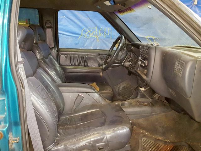 1GKDT13W7T2571898 - 1996 GMC JIMMY GREEN photo 5