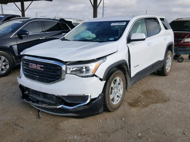 1GKKNKLA0JZ228947 - 2018 GMC ACADIA SLE WHITE photo 2