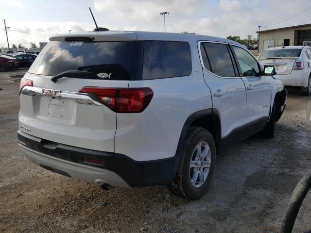 1GKKNKLA0JZ228947 - 2018 GMC ACADIA SLE WHITE photo 4