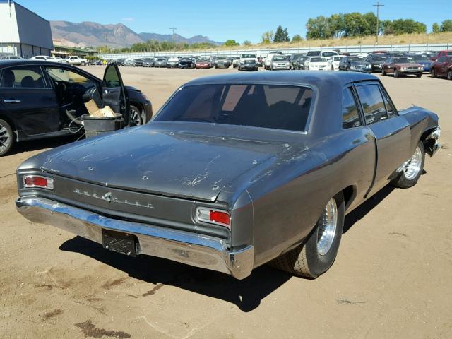 133116Z117301 - 1966 CHEVROLET CHEVELLE CHARCOAL photo 4